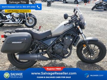 2018 Honda Rebel 500