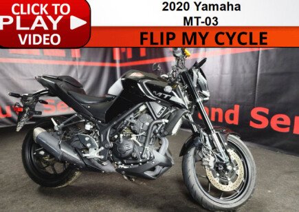 Photo 1 for 2020 Yamaha MT-03