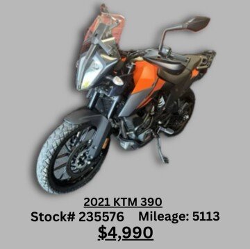 2021 KTM 390