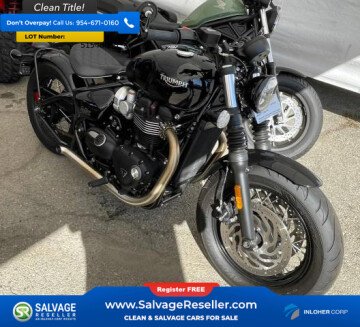 New 2023 Triumph Bonneville 1200 Bobber