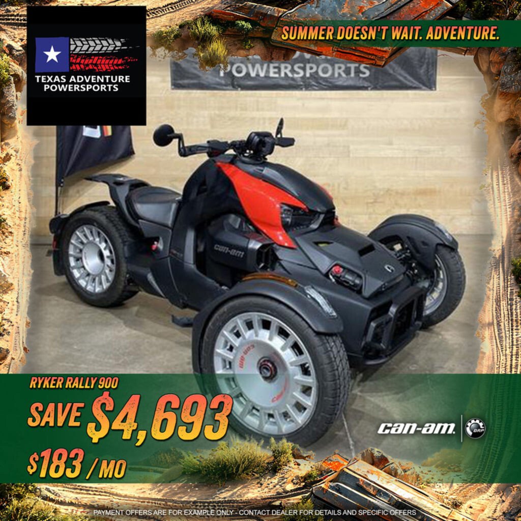 New 2024 Can-Am Ryker 900 Rally