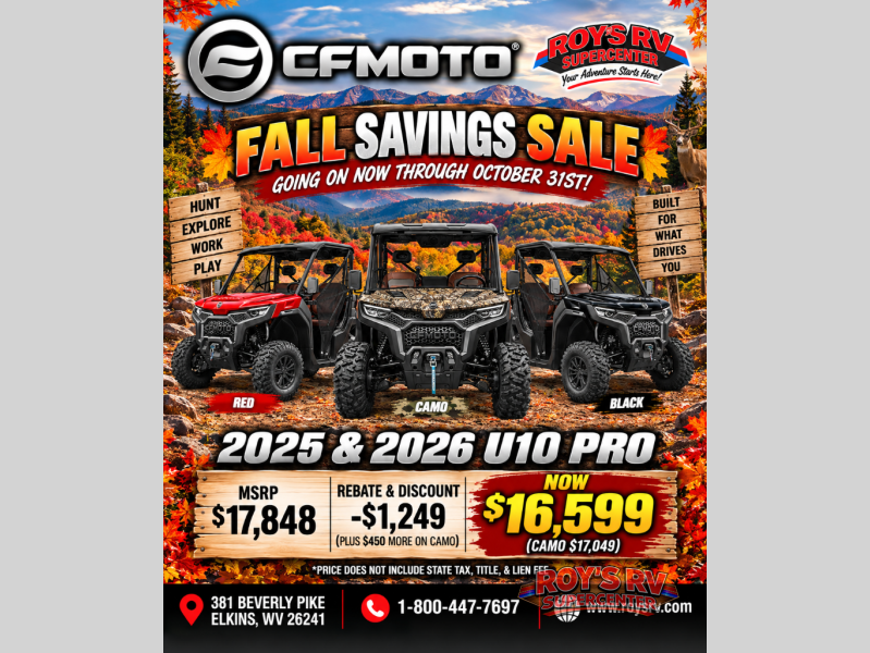 New 2025 CFMoto UForce 1000