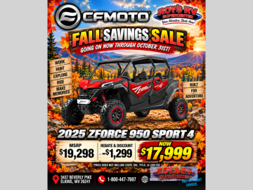 New 2025 CFMoto ZForce 950