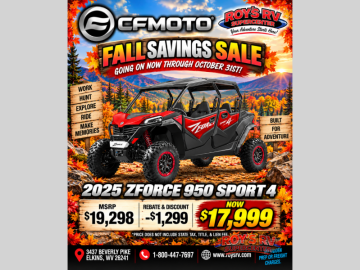 New 2025 CFMoto ZForce 950
