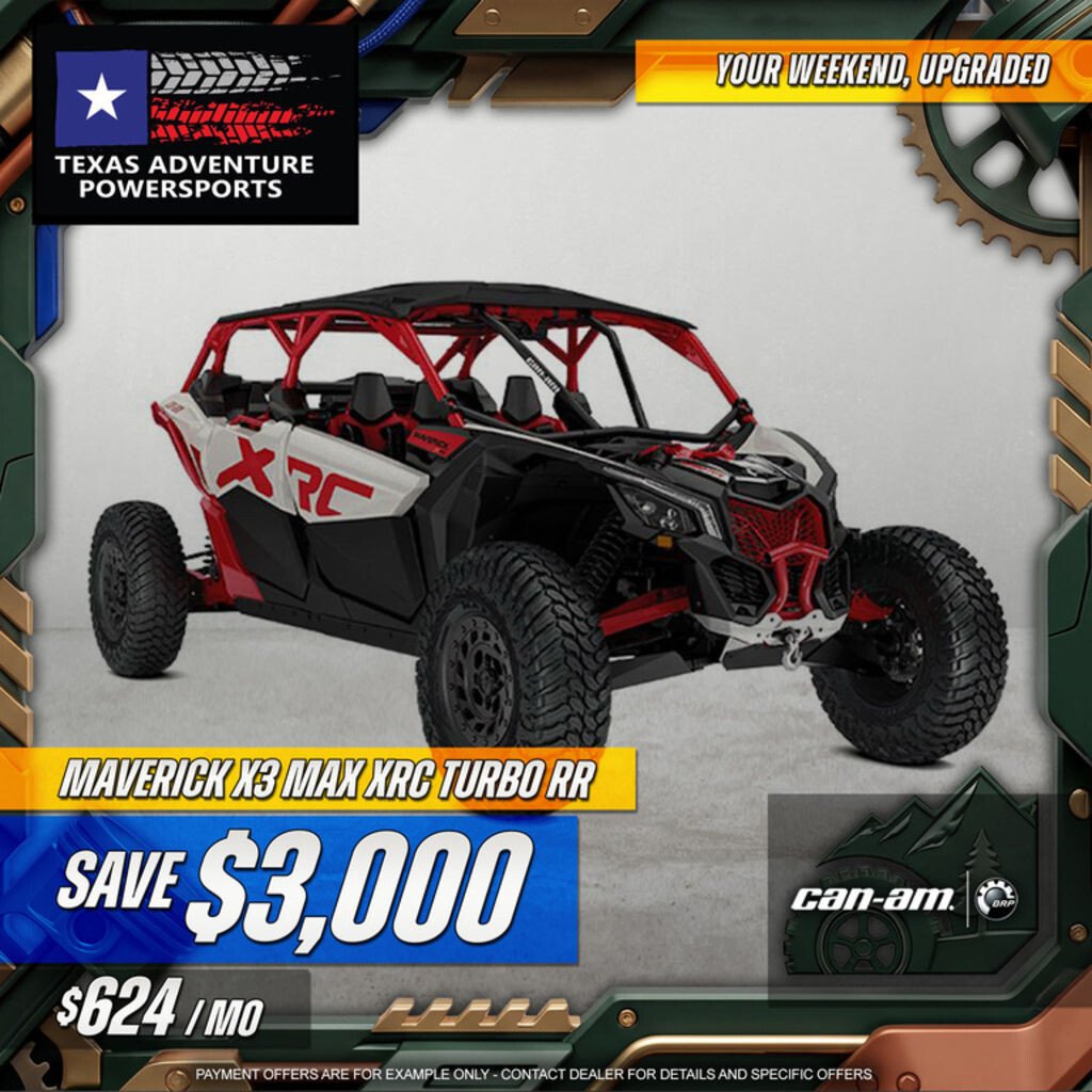 New 2025 Can-Am Maverick MAX 900 X3 X rc Turbo RR