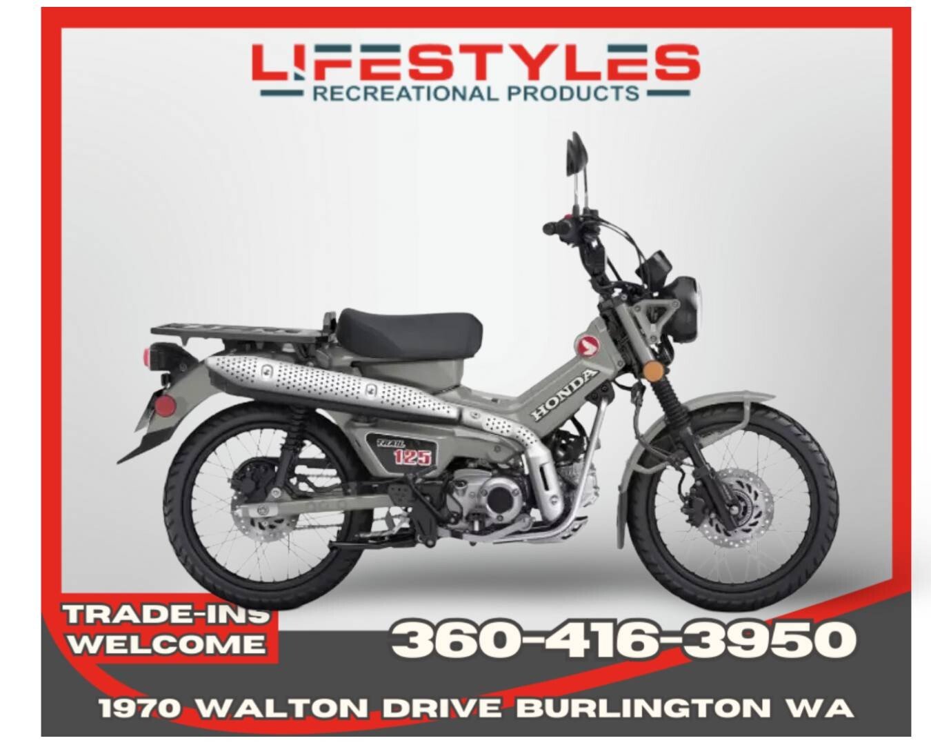 New 2025 Honda Trail 125