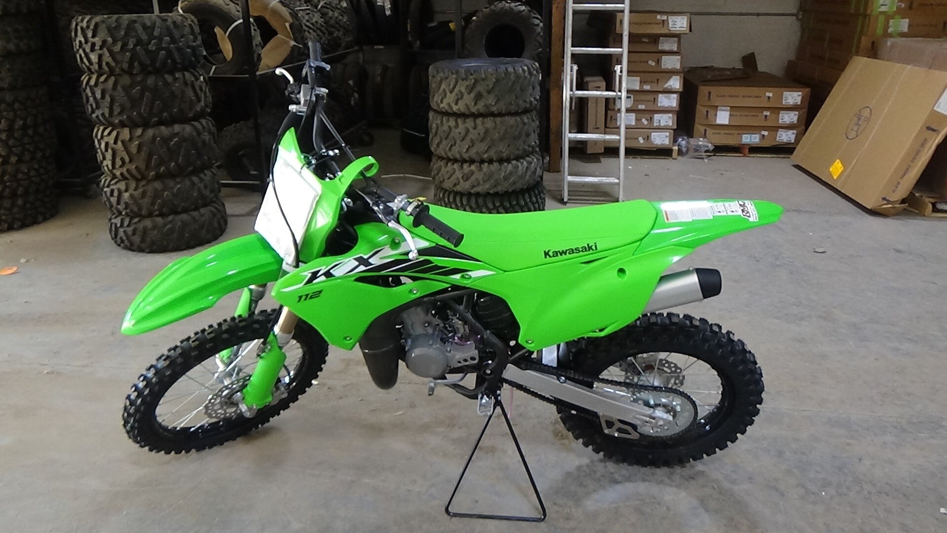 New 2025 Kawasaki KX112
