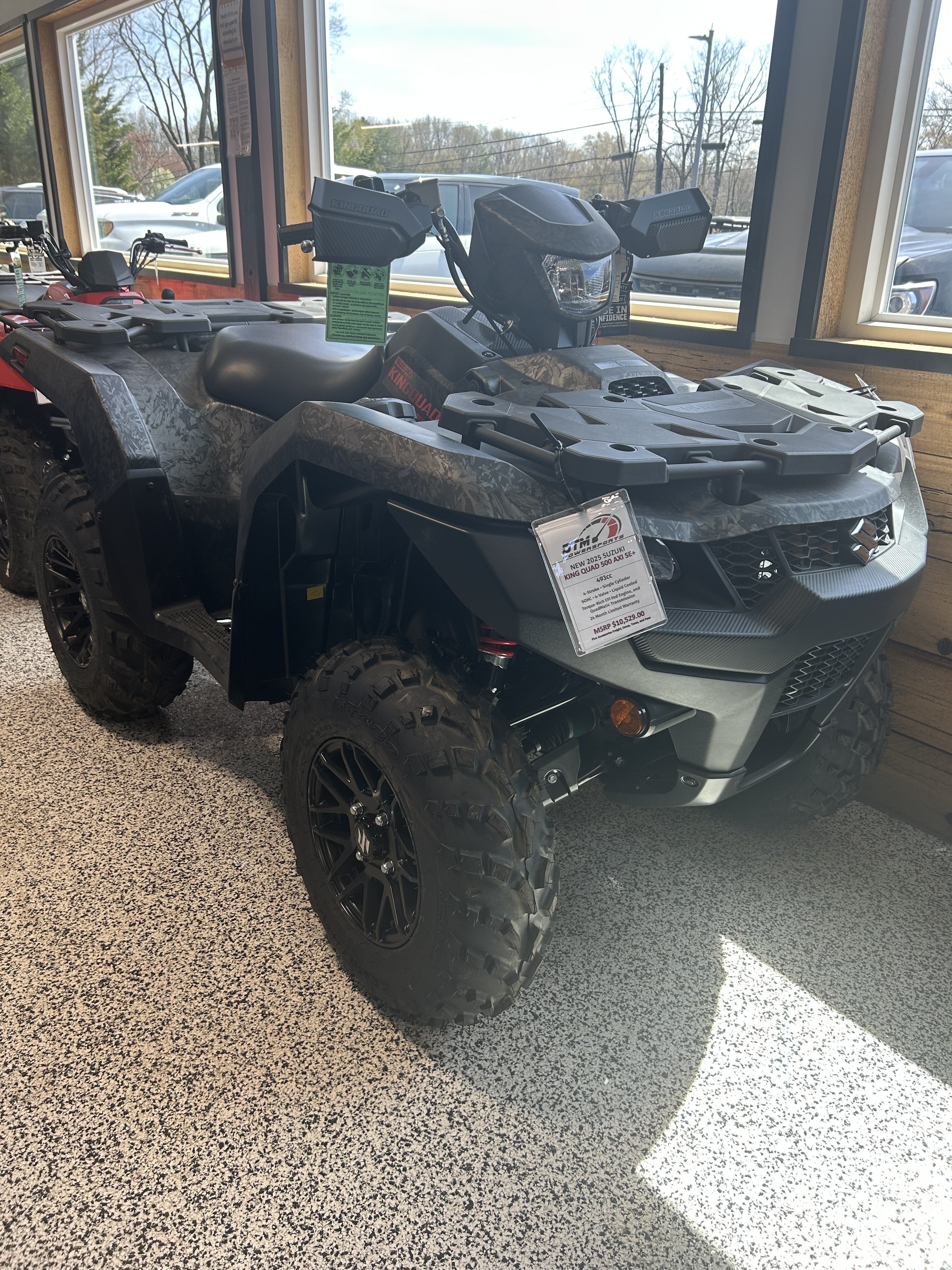 New 2025 Suzuki KingQuad 500