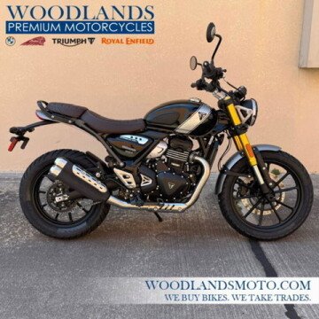 New 2025 Triumph Scrambler 400 X