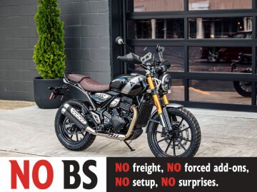 New 2025 Triumph Scrambler 400 X
