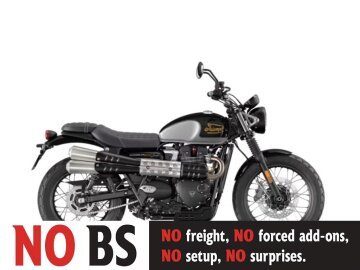 New 2025 Triumph Street Scrambler