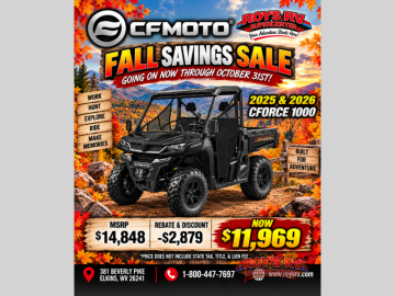 New 2026 CFMoto UForce 1000