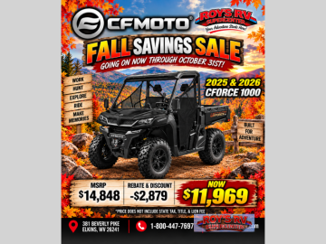 New 2026 CFMoto UForce 1000