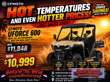 New 2026 CFMoto UForce 600