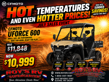 New 2026 CFMoto UForce 600