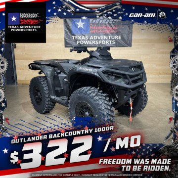New 2026 Can-Am Outlander 1000R Backcountry