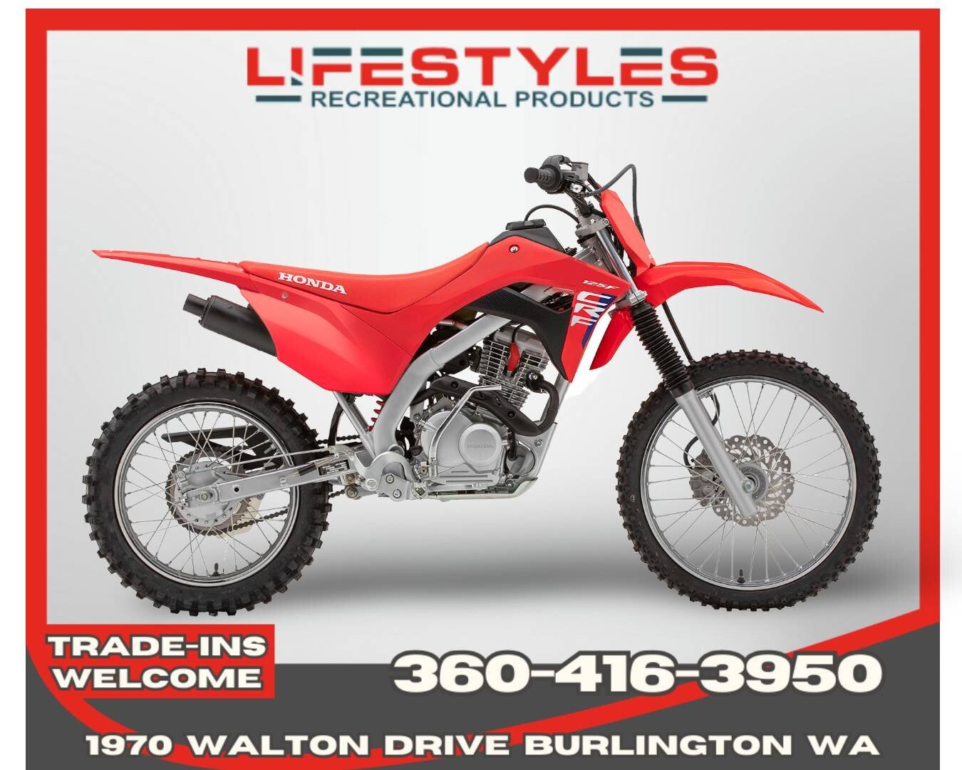 New 2026 Honda CRF125F Big Wheel