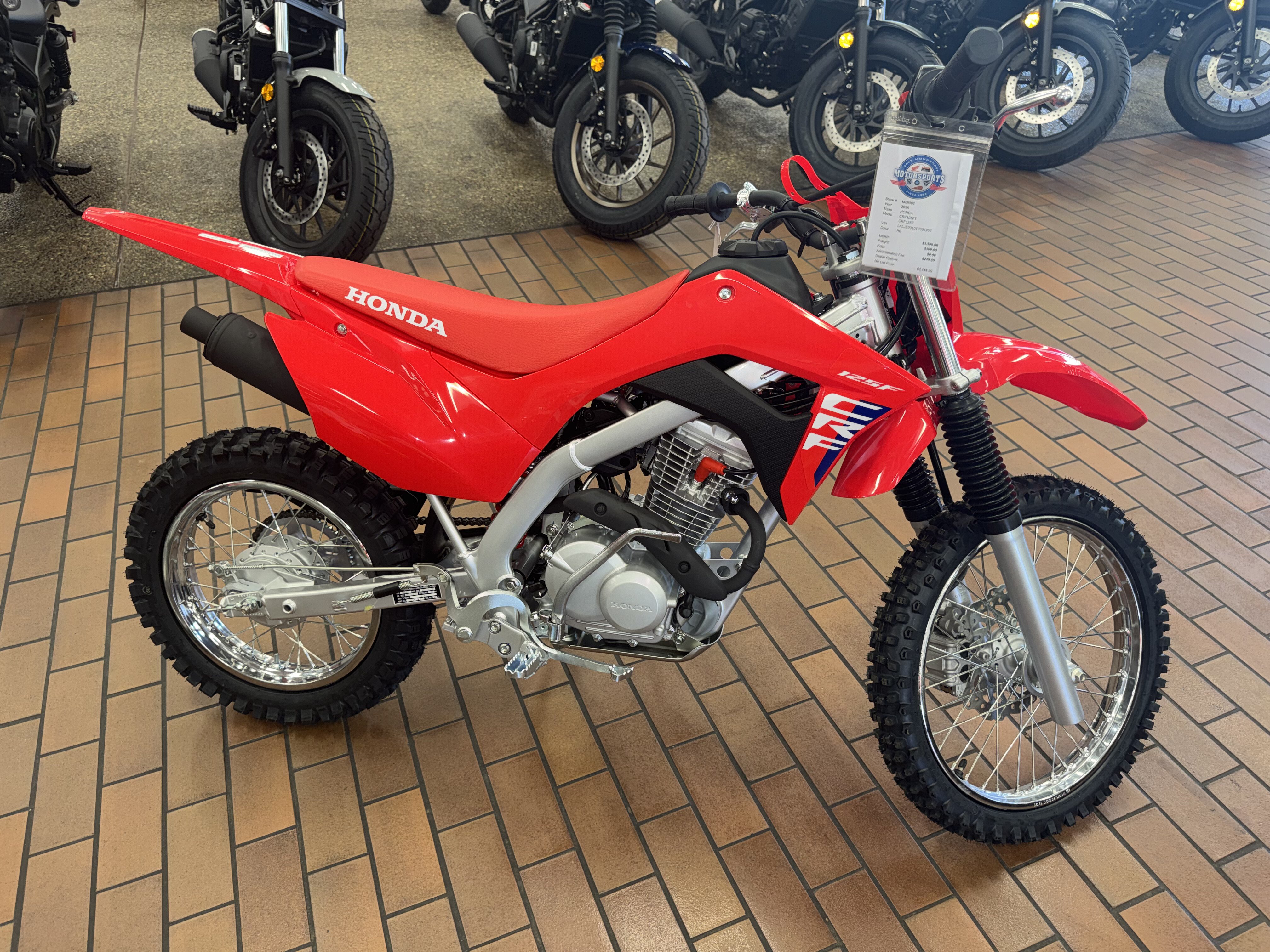 New 2026 Honda CRF125F