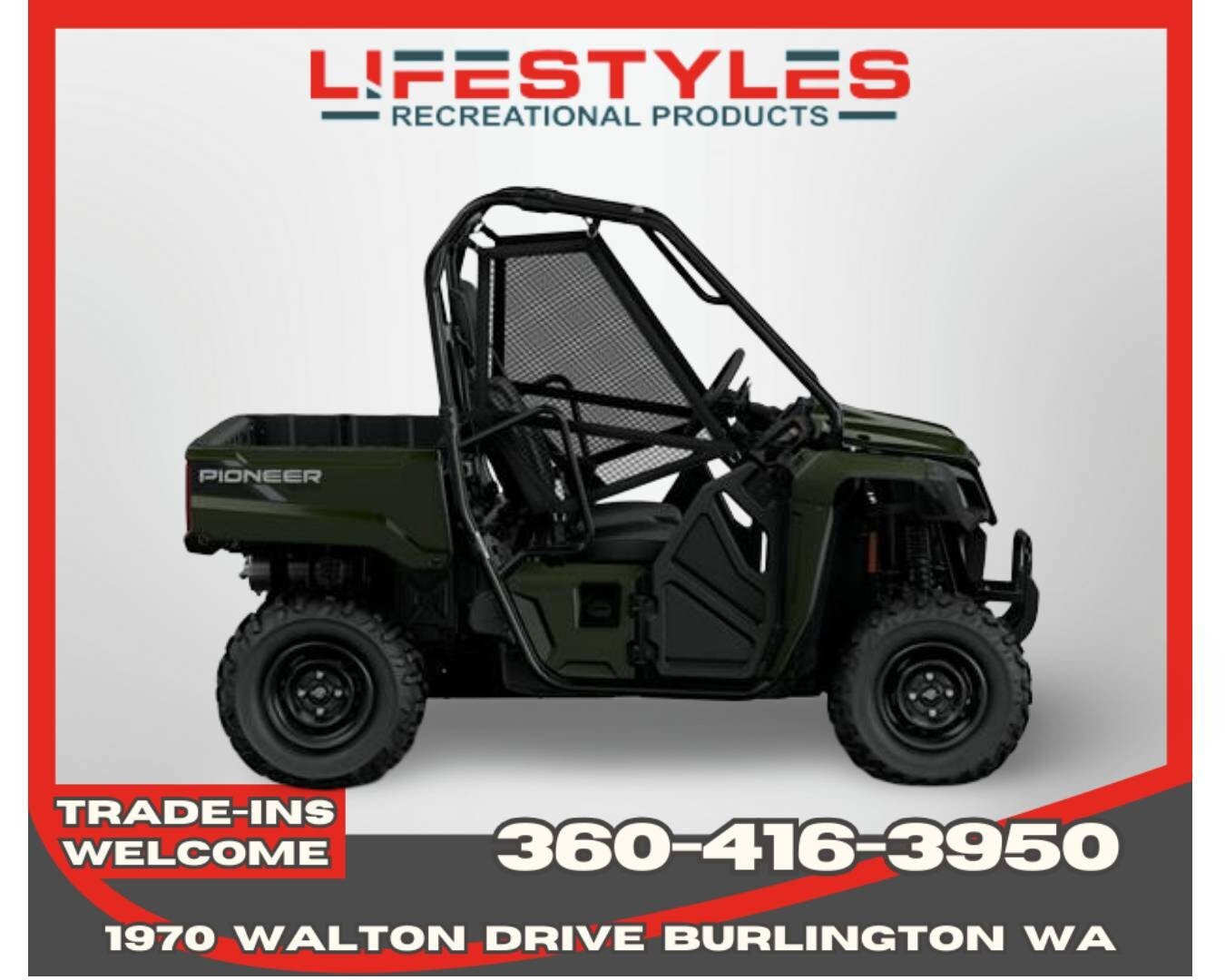 New 2026 Honda Pioneer 520