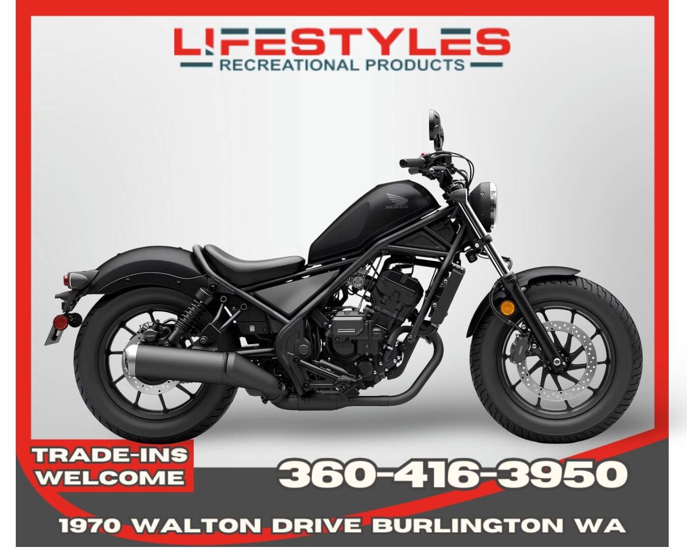 New 2026 Honda Rebel 300 ABS