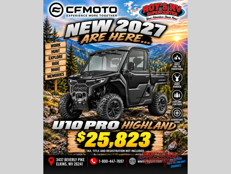 New 2027 CFMoto UForce 1000