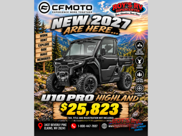 New 2027 CFMoto UForce 1000