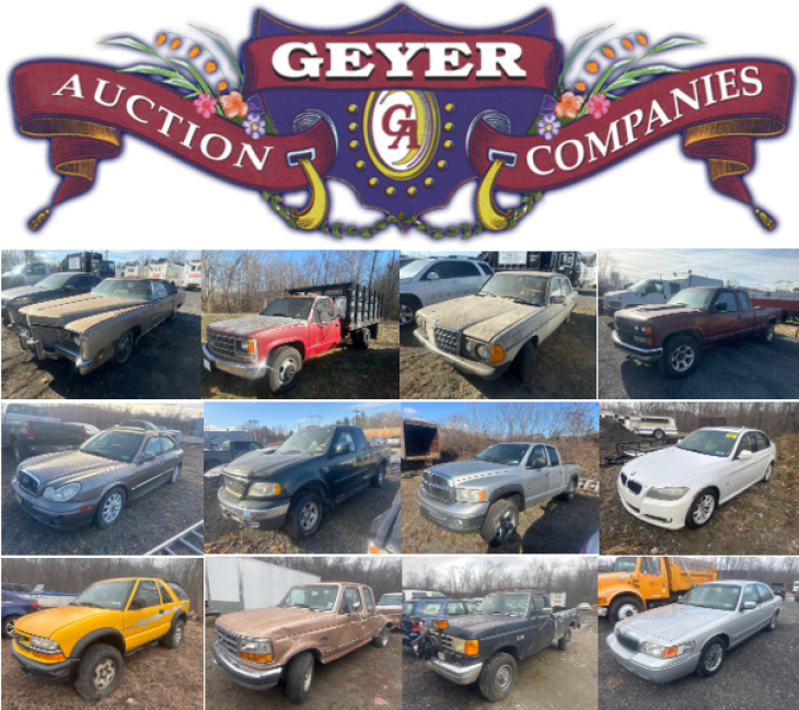 Geyer Auction Co. - Salvage & Parts Vehicle Online Auction – Bechtelsville, PA