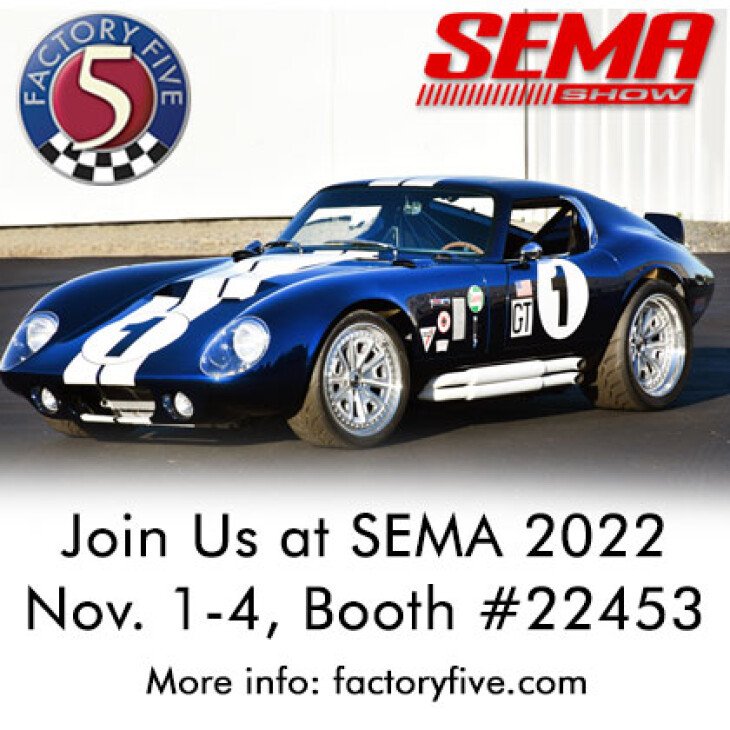 Factory 5 Racing is excited to present 3 new vehicles/concepts at the 2022 SEMA Show!