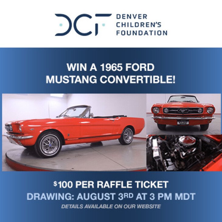 Denver Children's Foundation - 1965 Ford Mustang Convertible Raffle