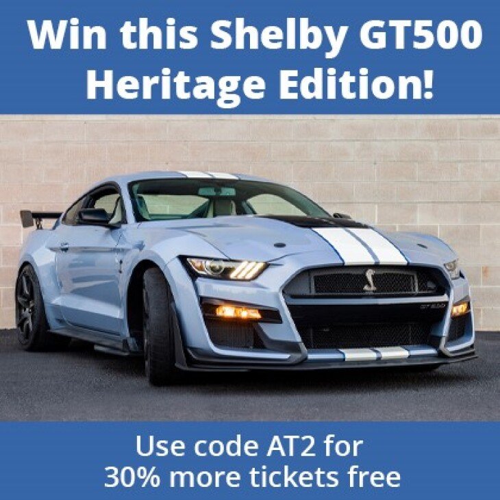 Win this 1-of-1 Shelby Mustang GT500 Heritage Edition and $25,000!