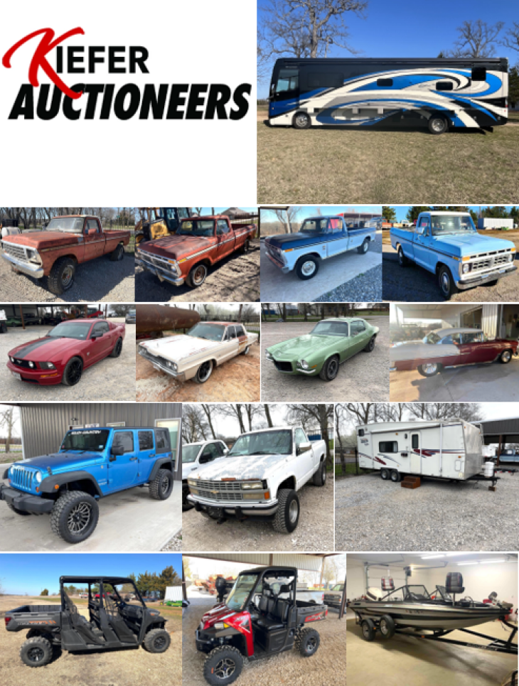 Kiefer Auctioneers - Public Dispersal Auction - Live with Online Bidding