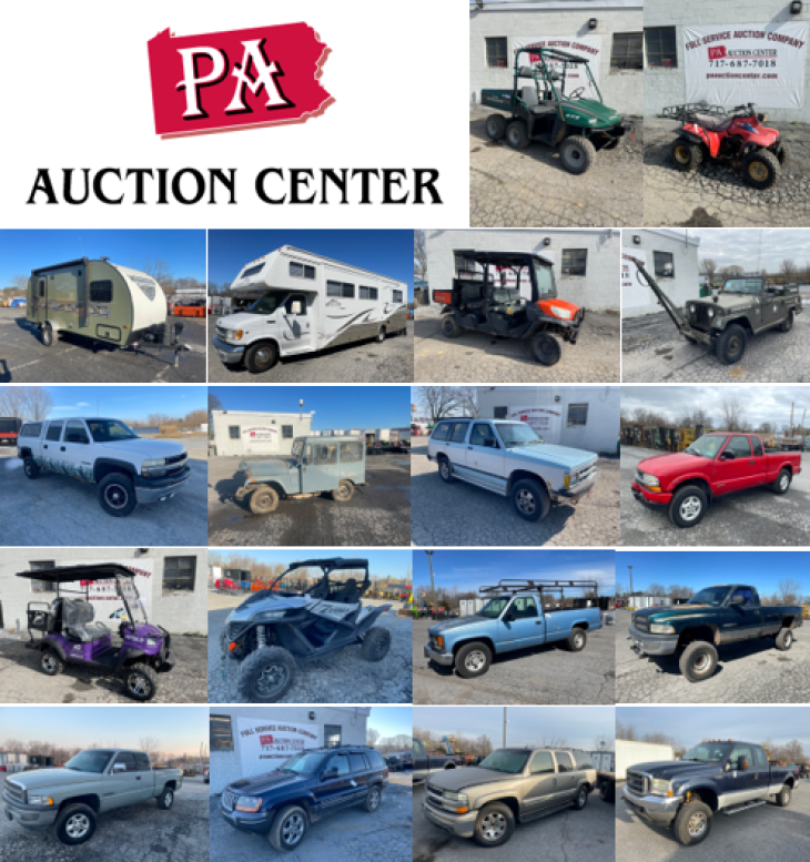 MARCH VEHICLE, HEAVY EQUIPMENT, POWERSPORTS, TOOLS, AND RELATED ITEMS - LIVE & ONLINE AUCTION