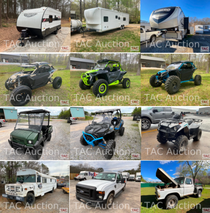 TAC Auction - Vehicle, Powersports, RV & Equipment - Live Virtual Bidding