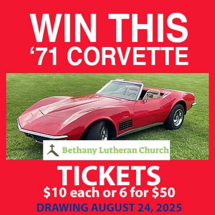 Bethany Classic Car Raffle 2025 - 1971 Chevrolet Corvette Convertible