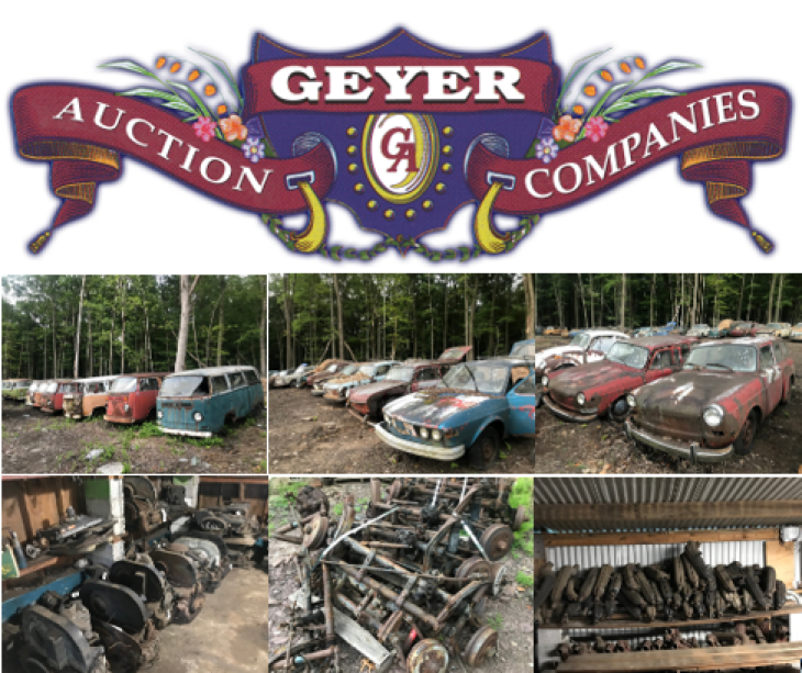 Two Day Vintage Volkswagen Salvage Yard, Vehicles & Engines Auction - Live & Online Bidding