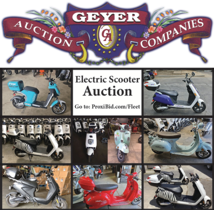 Surplus Electric Scooter Auction - Live with Online Bidding