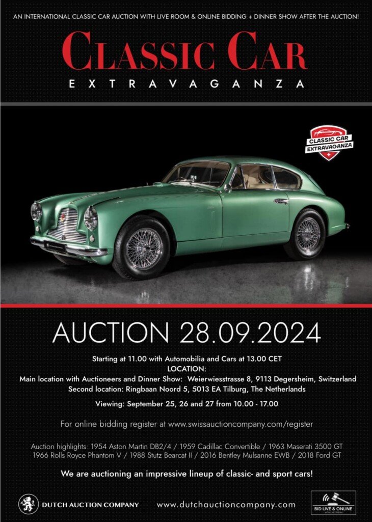 Classic Car Auction Extravaganza - Live with Online Bidding