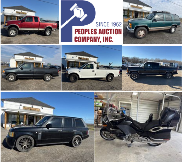 Monthly Consignment Vehicles - Online Auction