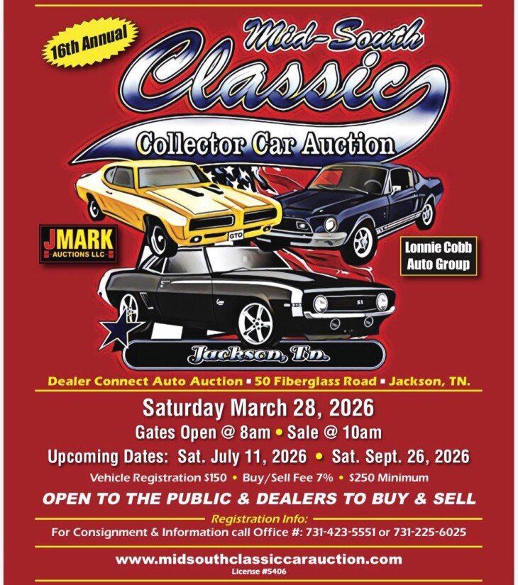 16th Annual Mid-South Classic Collector Car Auction