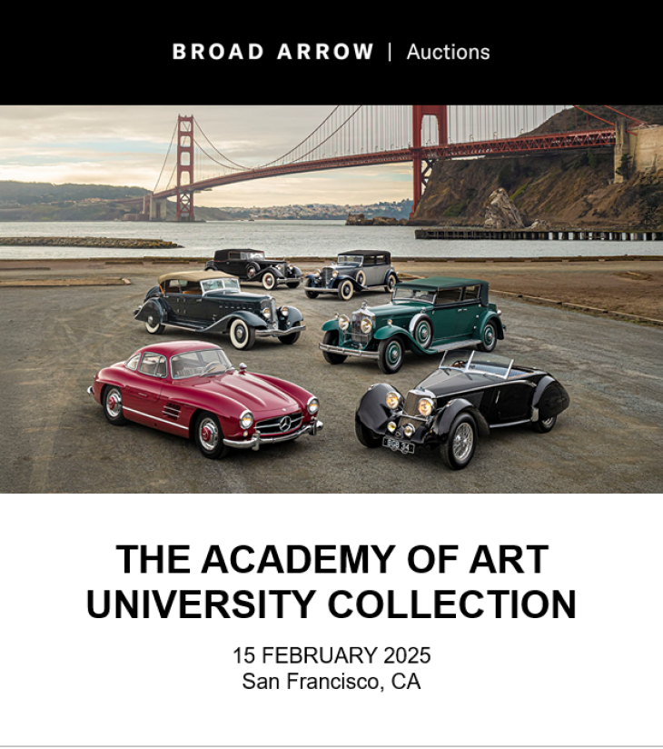The Academy of Art University Collection - Over 100 Collector Cars - Offered Entirely Without Reserve