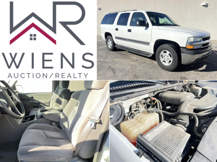 2004 CHEVROLET SUBURBAN LS - ONLINE ONLY AUCTION