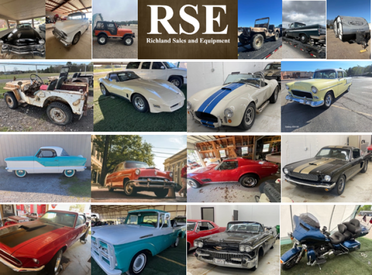 Richland Sales - Classic Cars, Equipment, Trucks - Live Auction with Online Bidding