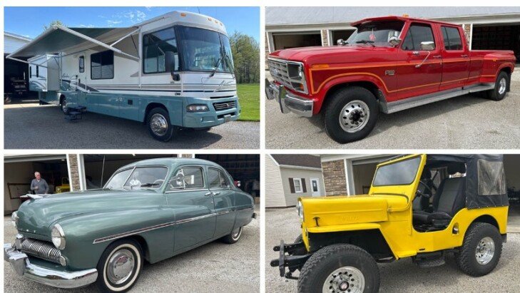 Kiko Auctioneers Presents Private Collection Of Classic Cars And Trucks, Motorcycles, Motorhome, Dump Truck, Backhoe