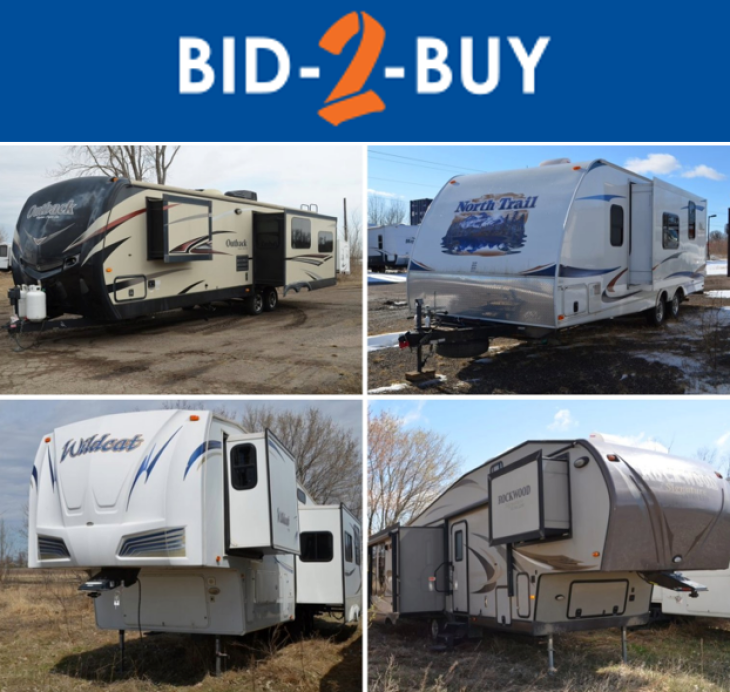 Campers, Travel Trailers & 5th Wheels - Online Only Auction