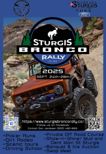 3rd Annual Sturgis Bronco Rally