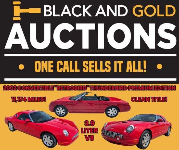 2002 Ford "RetroBird" Thunderbird Convertible - Online Only Auction