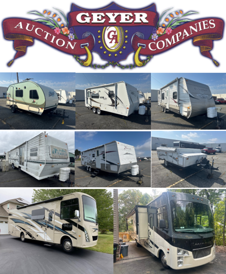 Motorhomes, Travel Trailer & Campers - Online Only Auction