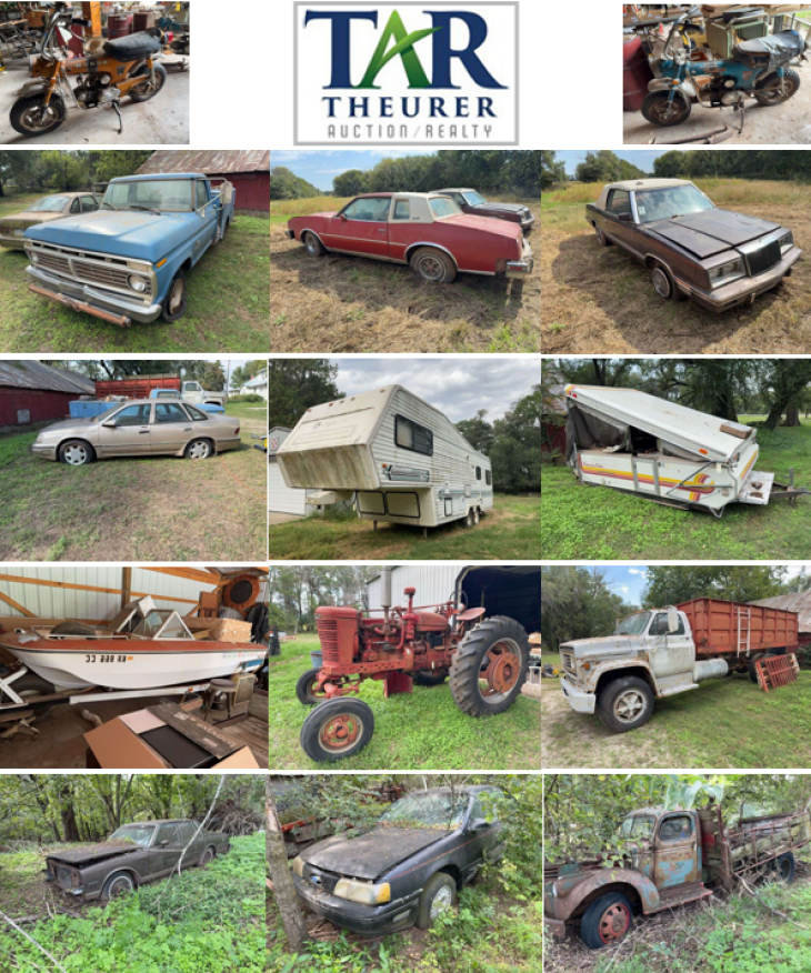 Estate Auction - Farmall & AC Tractors, Vintage Cars, RVs, Boat & More - Online Only