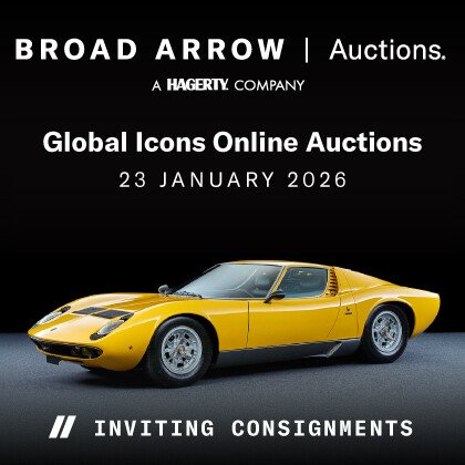 Broad Arrow Auctions presents Global Icons - Online Auction