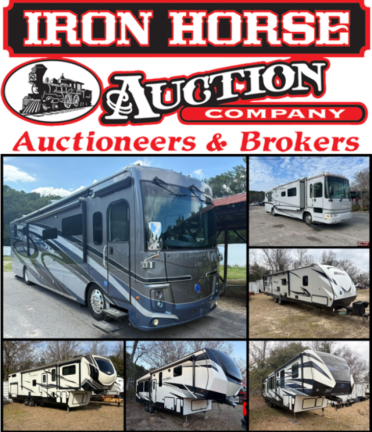 February Consignment Auction: Motorhomes, Campers, Autos & More